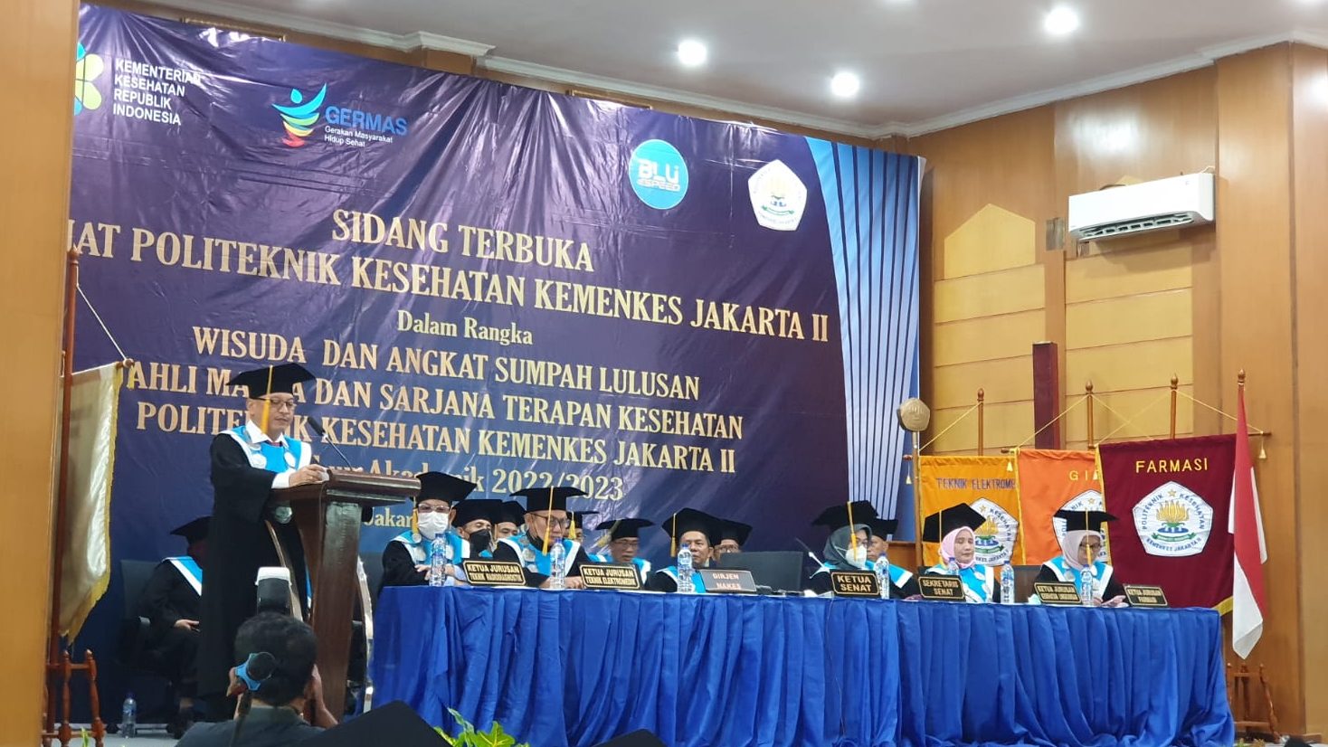 Poltekkes Kemenkes Jakarta II Gelar Wisuda, Angkat Sumpah Lulusan Ahli Madya dan Sarjana Terapan Kesehatan Poltekkes Kemenkes Jakarta II Tahun Akademik 2022/2023