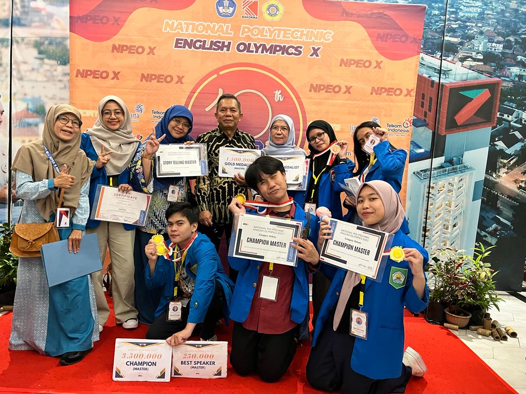 Kiprah PolkesJadu di ajang NPEO 2023 (National Polytechnic English Olympics)